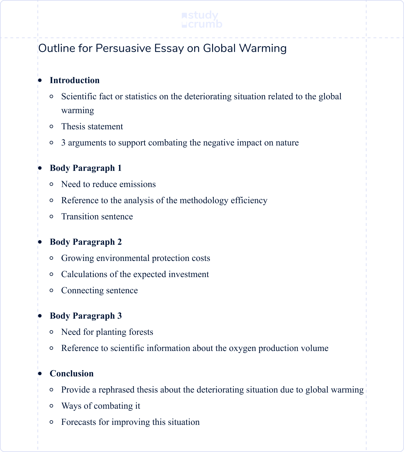 Persuasive Essay Outline: Tips & Examples - StudyCrumb Regarding Argumentative Essay Outline Worksheet